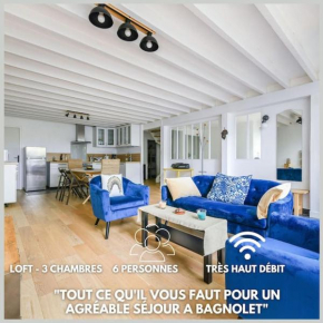 Loft à 2 pas de Paris-3 Chambres-Lumineux - 6Personnes - 2 Salles De Bain